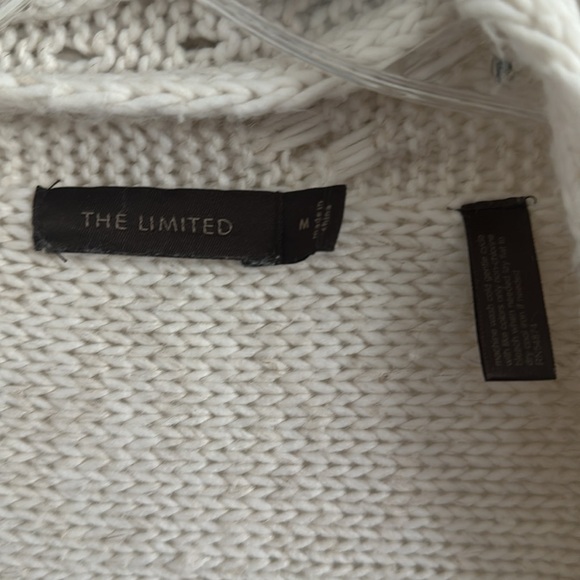 The Limited Oatmeal Drapey Cardigan Sweater Size M - Picture 2 of 3